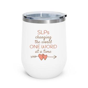 Slp Changing The World One Word At A Time Long-Sleeve Wine Tumbler | Mazezy