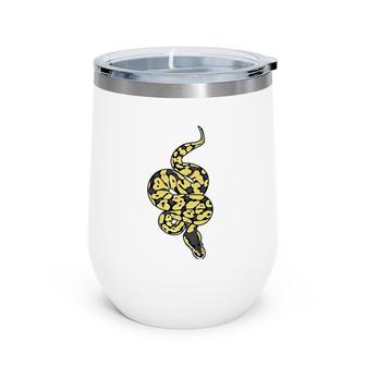 Snake Lover Reptile Cute Baby Ball Python Funny Noodle Wine Tumbler | Mazezy