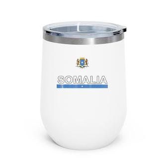 Somalia National Sports Men Women Gift Wine Tumbler | Mazezy