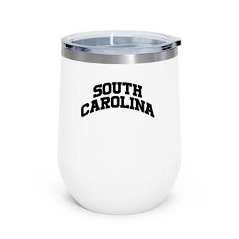 South Carolina Gift, College University Text Sports Design Wine Tumbler | Mazezy