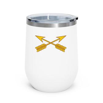 Special Forces - Green Beret Crossed Arrows - Classic Wine Tumbler | Mazezy