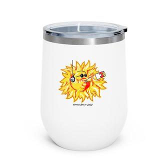 Sun Spring Break 2022 Drinking Sun Wine Tumbler | Mazezy