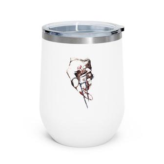 Surgeon Hand With Surgical Instrument Wine Tumbler | Mazezy