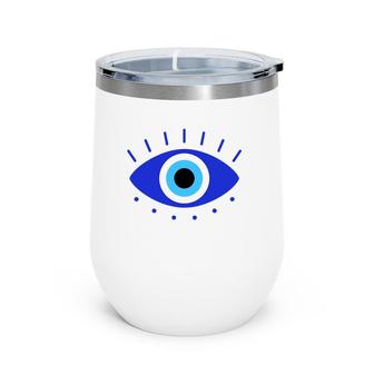 The Evil Eye Of Protection Wine Tumbler