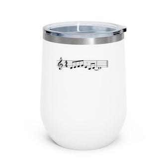 The Lick Jazz Font Music Lover Gifts Wine Tumbler | Mazezy