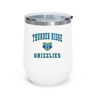 Thunder Ridge High School Grizzlies C1 Ver2 Wine Tumbler | Mazezy