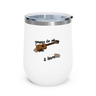 Ukulele Player Cute Tropical Hawaiian Musician Funny Gift Wine Tumbler | Mazezy