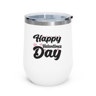 Valentine Valentine For Husband Romantic Funny Valentine Wine Tumbler | Mazezy DE