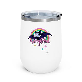 Vampirina Rainbow Bat Vampirina Wine Tumbler | Mazezy