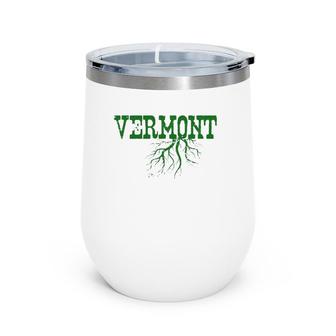 Vermont Roots Native Home Vermonter Wine Tumbler | Mazezy