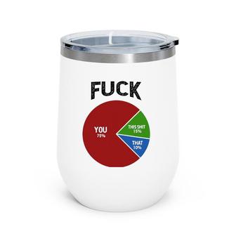 Vulgarfor Men Funny Inappropriate Cuss Words S Wine Tumbler | Mazezy AU