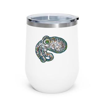 Watercolor Animal Bobtail Squid Ocean Tees Wine Tumbler | Mazezy