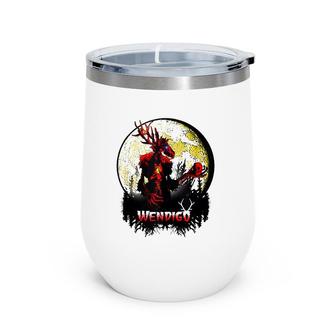 Wendigo New Monster Skinwalker Cryptid Evil Horror Monster Wine Tumbler | Mazezy