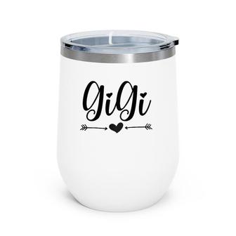 Womens Gigi Gift For New Grandma Gigi Grandmother Gift Raglan Baseball Tee Wine Tumbler | Mazezy