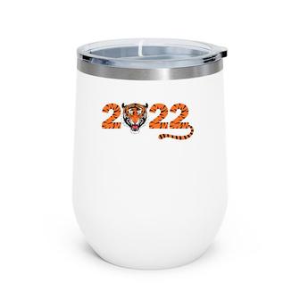 Year Of The Bengal Tiger 2022 Bengal Tiger Birthday Wine Tumbler | Mazezy