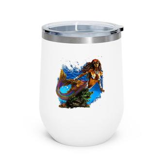 Yemoja Yemaya Mother Of Water Wine Tumbler | Mazezy