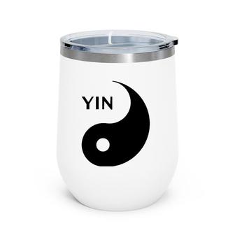 Yin Looking For Yang Matching Couple Valentine's Day Love Wine Tumbler | Mazezy