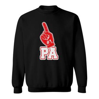 1 Pa - Number One Foam Finger Father Gift Tee Sweatshirt | Mazezy
