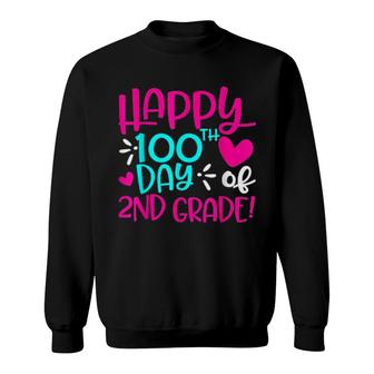 100 Days Of 2Nd Grade Teacher And Student 2Nd Grade Teacher Sweatshirt | Mazezy