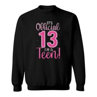 13Th Birthday Girls 13 Years Teen Teenager Birthday Sweatshirt | Mazezy CA