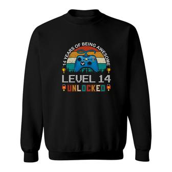 14 Years Of Being Awesome Sweatshirt | Mazezy