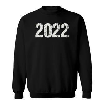 2022 New Year Vintage Retro Sweatshirt | Mazezy