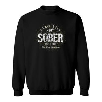 23 Years Sober Since 1999 Sobriety Sweatshirt | Mazezy