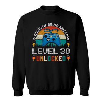 30 Years Of Being Awesome Sweatshirt | Mazezy