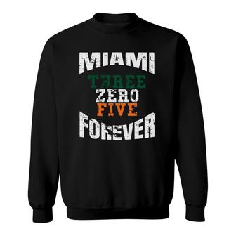 305 Area Code Three Zero Five Miami Girls Sweatshirt | Mazezy