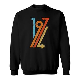 48Th Birthday Vintage 70S Style 1974 Tank Top Sweatshirt | Mazezy