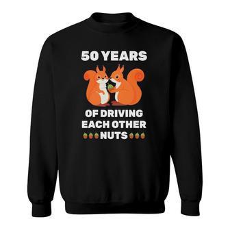 50Th 50 Years Wedding Anniversary Funny Couple For Him Her Sweatshirt | Mazezy