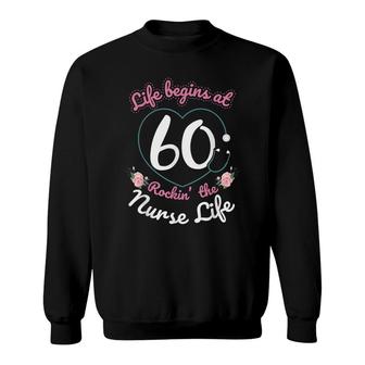 60Th Birthday Nurse Chapter 60 Year Old Fabulous Birthday Sweatshirt - Seseable