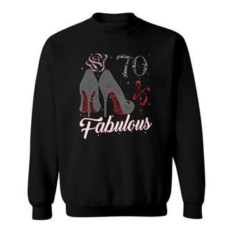 70 And & Fabulous 1951 70Th Birthday Gift Tee For Womens Sweatshirt | Mazezy