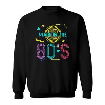 80S Generation 1980S Theme Costume Party Vintage Eighties Years Old Sweatshirt | Mazezy