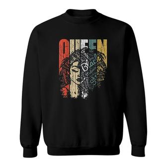 African Queen Strong Black American Sweatshirt | Mazezy
