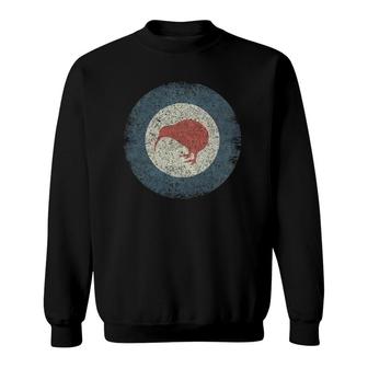 Air Force Roundel Of New Zealand Distressed Sweatshirt | Mazezy