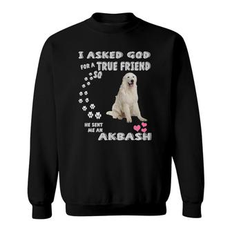 Akbash Dog Mom Dad Coban Kopegi Puppy Cute Akbash Sweatshirt | Mazezy