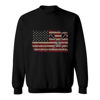 American Flag Darts Proud Usa Sweatshirt | Mazezy