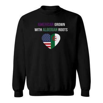 American Grown With Algerian Roots Sweatshirt | Mazezy