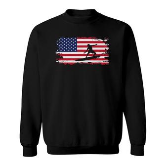 American Surfing Surf Apparel Surfer Surf Sweatshirt | Mazezy