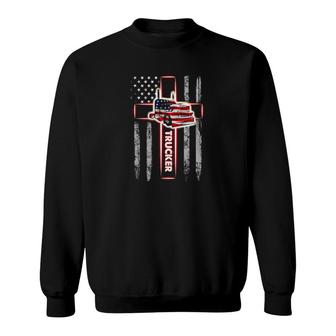 American Trucker's Prayer Sweatshirt | Mazezy