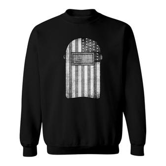 American Welder Us Flag Welding Hood Sweatshirt | Mazezy