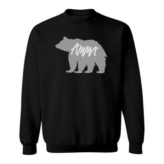 Amma Bear Icelandic Grandmother Nickname Sweatshirt