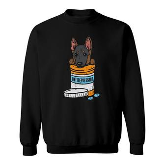 Antidrepressant German Shepherd Cute K9 Dog Lover Owner Gift Sweatshirt | Mazezy