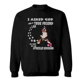 Appenzeller Mountain Dog Mom Dad Cute Appenzeller Sennenhund Sweatshirt | Mazezy