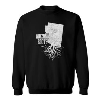 Arizona Roots Vintage Pride State Map Gift Sweatshirt | Mazezy
