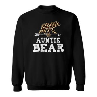 Auntie Bear Leopard Sweatshirt | Mazezy