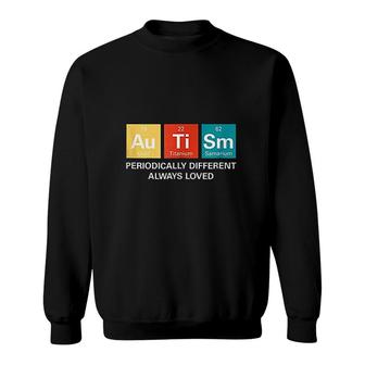Autism Awareness Asd Funny Disability Periodic Table Sweatshirt - Thegiftio