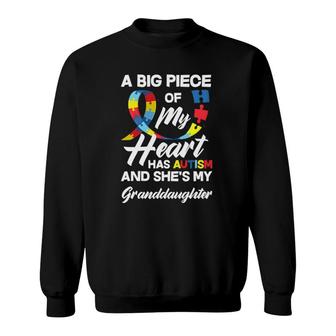 Autism Grandma Grandpa Autistic Granddaughter Autism Sweatshirt | Mazezy