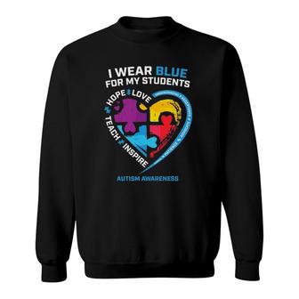 Autism Teacher Autism Awareness S For Teachers Sweatshirt | Mazezy